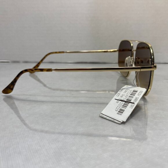 AIRE Corvus Aviator Sunglasses Gold Brown Gradient main image 4